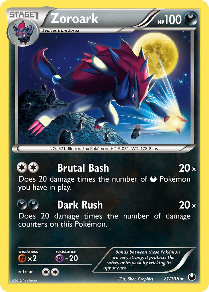 Zoroark (Cracked Ice Holo) (71/108) [Theme Deck Exclusives] | KingTCG.ca