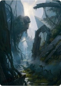 Swamp 2 Art Card [Zendikar Rising Art Series] | KingTCG.ca