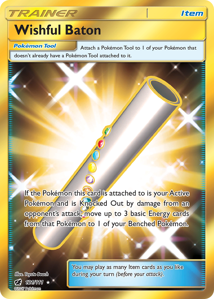 Wishful Baton (121/111) [Sun & Moon: Crimson Invasion] | KingTCG.ca