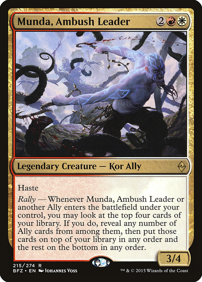 Munda, Ambush Leader [Battle for Zendikar] | KingTCG.ca