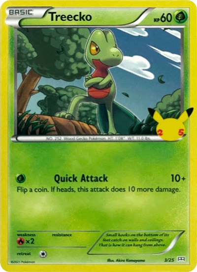 Treecko (3/25) [McDonald's 25th Anniversary] | KingTCG.ca