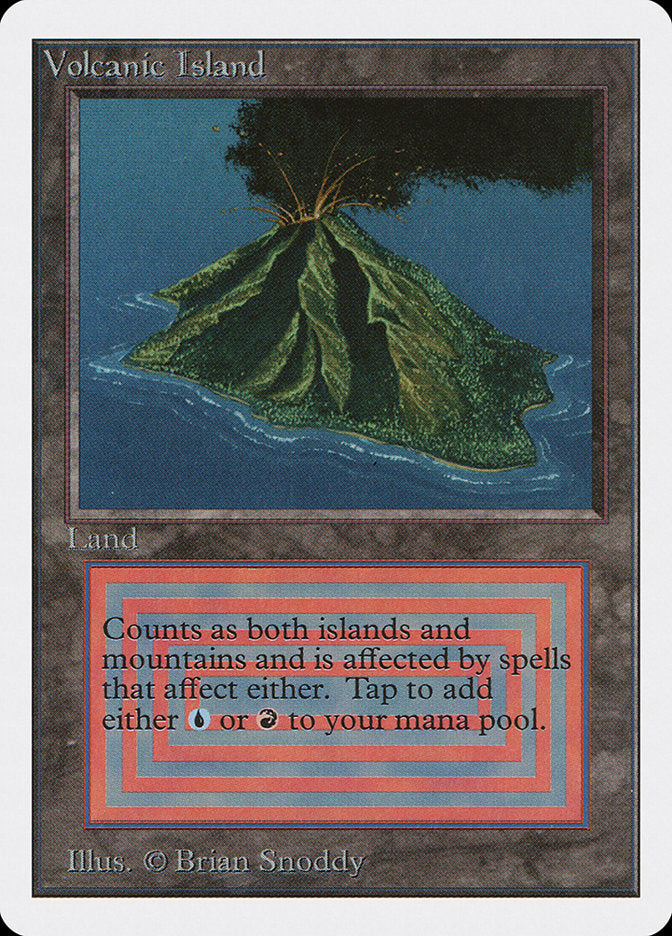 Volcanic Island [Unlimited Edition] | KingTCG.ca