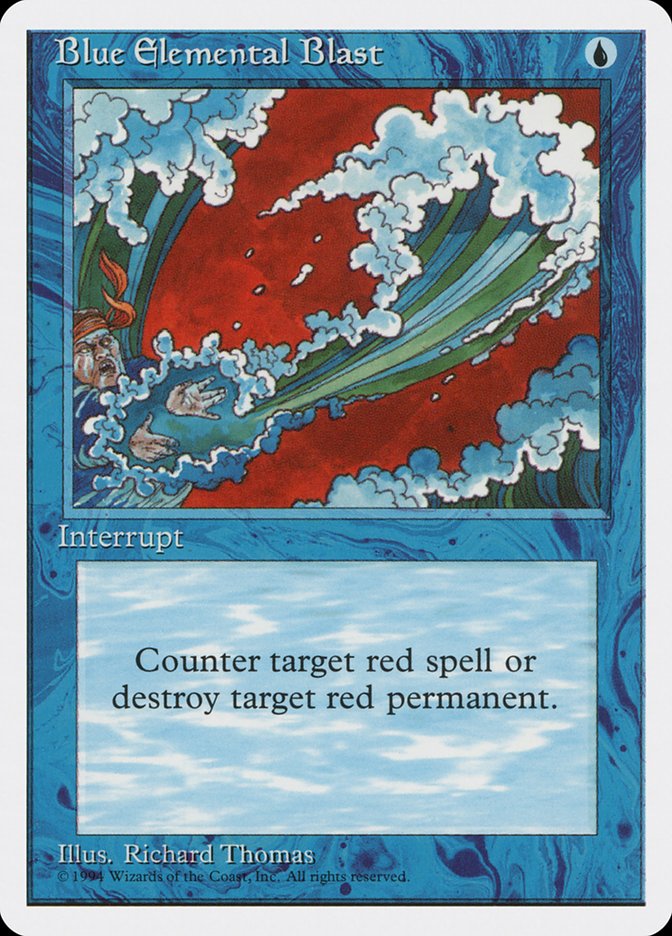 Blue Elemental Blast [Magazine Inserts] | KingTCG.ca