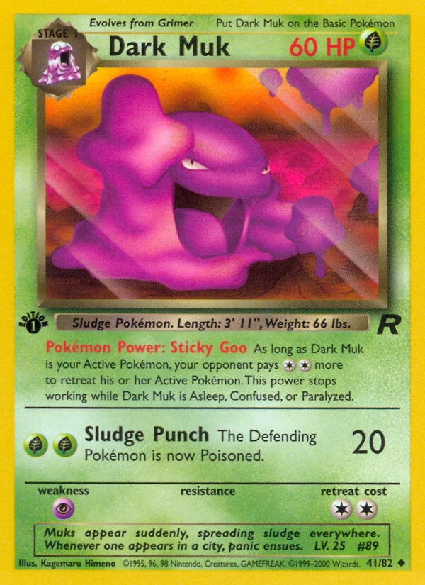 Dark Muk (41/82) [Team Rocket 1st Edition] | KingTCG.ca