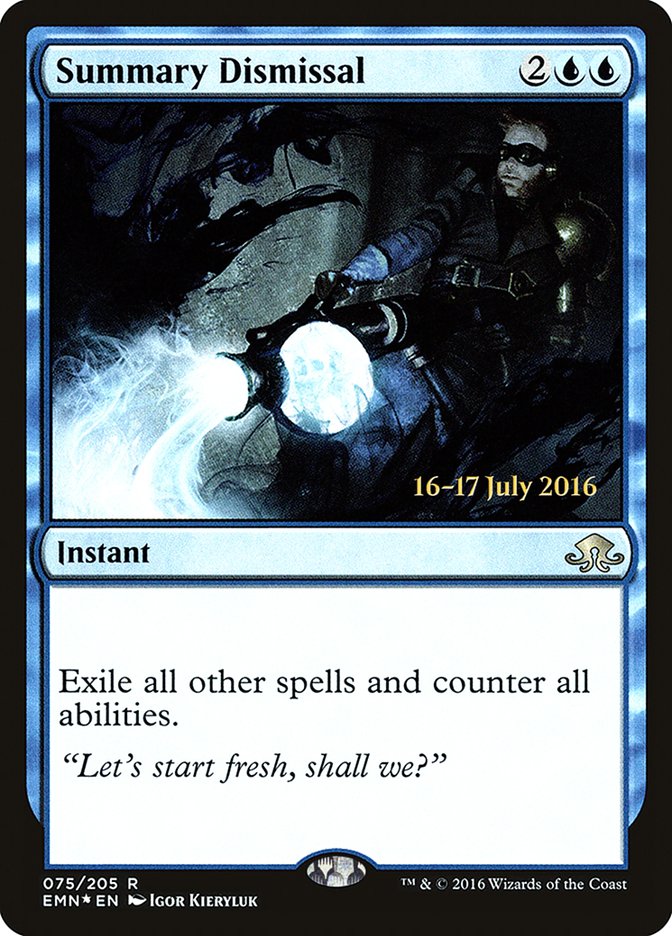 Summary Dismissal [Eldritch Moon Promos] | KingTCG.ca