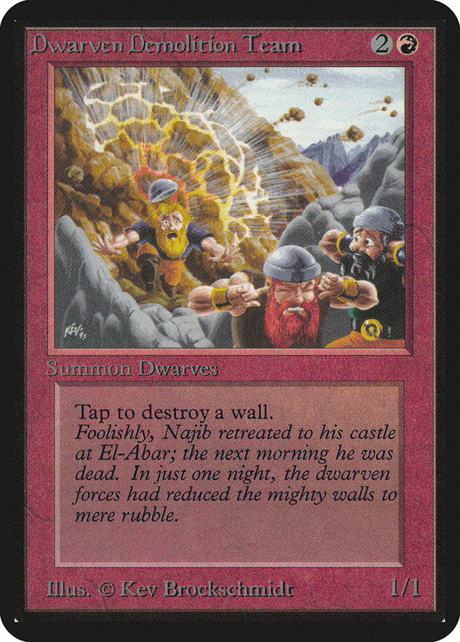 Dwarven Demolition Team [Limited Edition Alpha] | KingTCG.ca