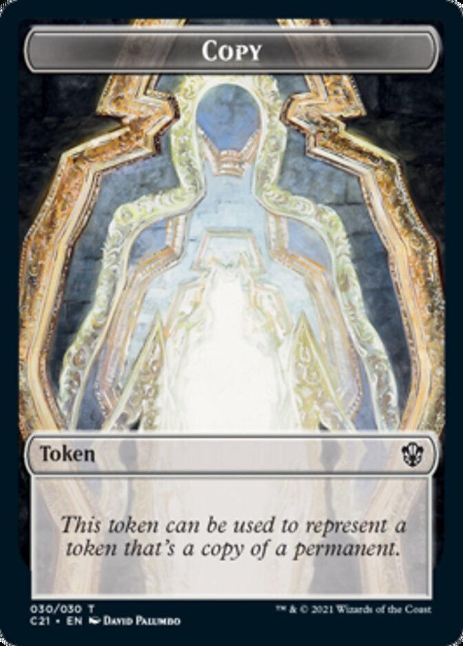 Copy // Fractal Token [Commander 2021 Tokens] | KingTCG.ca