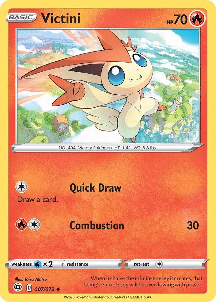 Victini (7/073) [Sword & Shield: Champion's Path] | KingTCG.ca