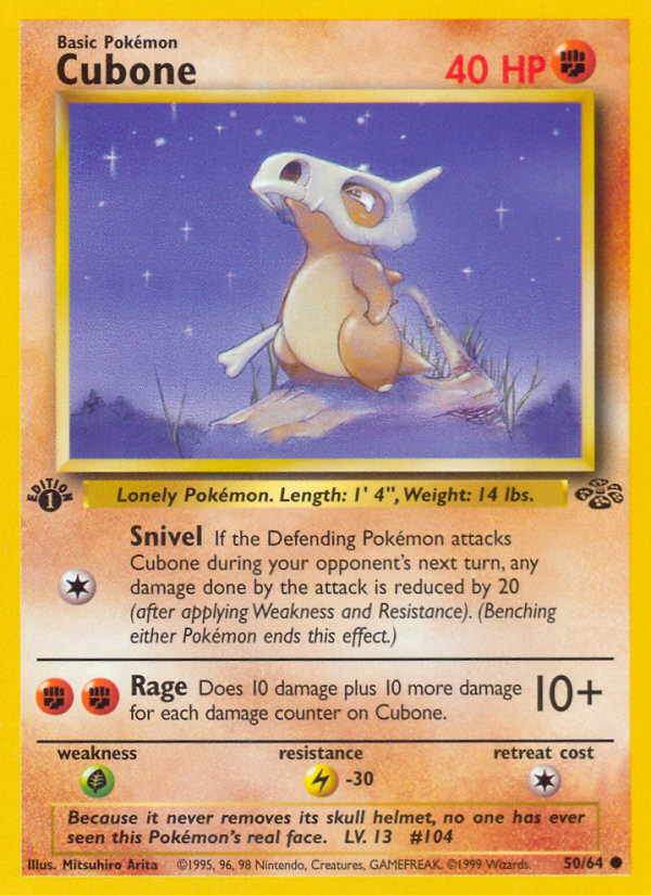 Cubone (50/64) [Jungle 1st Edition] | KingTCG.ca