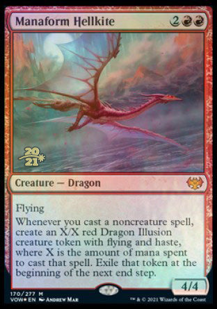 Manaform Hellkite [Innistrad: Crimson Vow Prerelease Promos] | KingTCG.ca