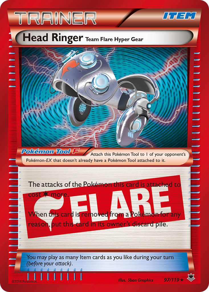 Head Ringer Team Flare Hyper Gear (97/119) [XY: Phantom Forces] | KingTCG.ca