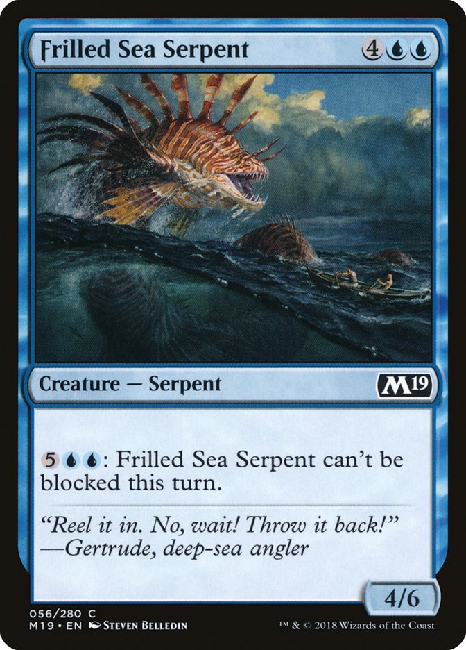 Frilled Sea Serpent [Core Set 2019] | KingTCG.ca