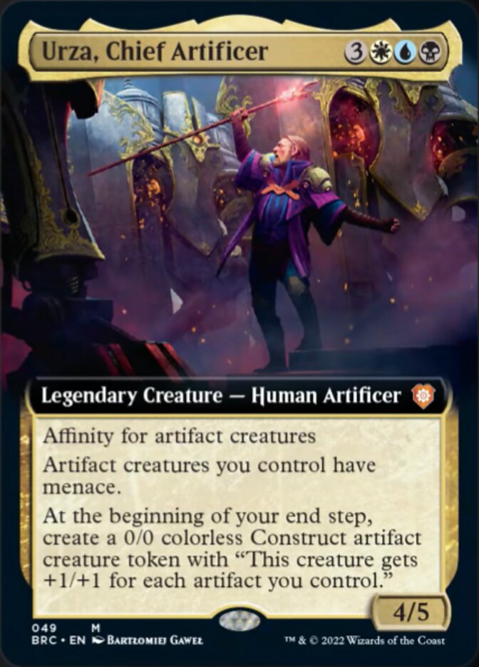 Urza, Chief Artificer (Extended Art) [The Brothers' War Commander] | KingTCG.ca