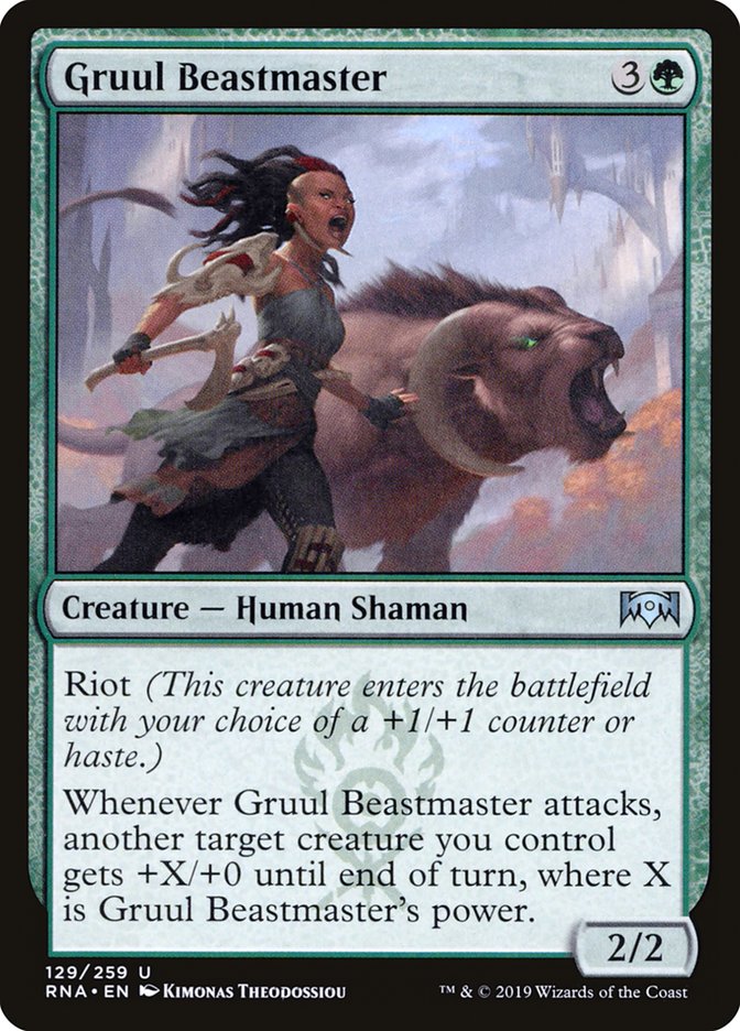 Gruul Beastmaster [Ravnica Allegiance] | KingTCG.ca