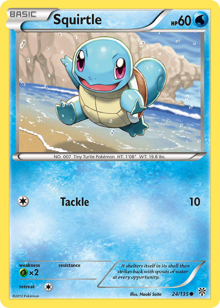 Squirtle (24/135) [Black & White: Plasma Storm] | KingTCG.ca