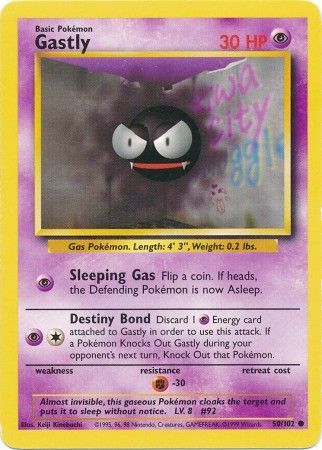 Gastly (50/102) [Base Set] | KingTCG.ca