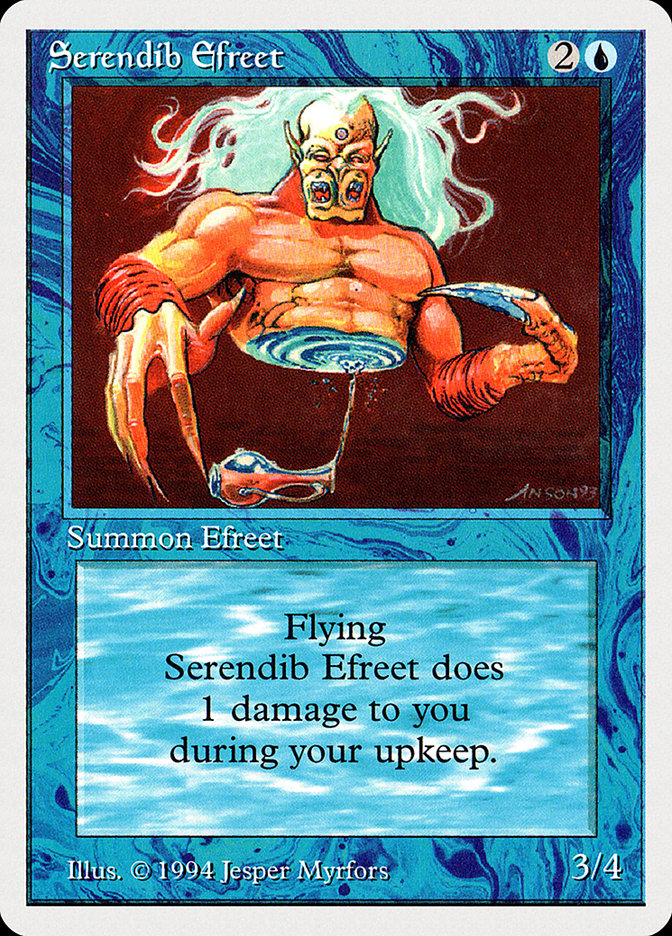 Serendib Efreet [Summer Magic / Edgar] | KingTCG.ca