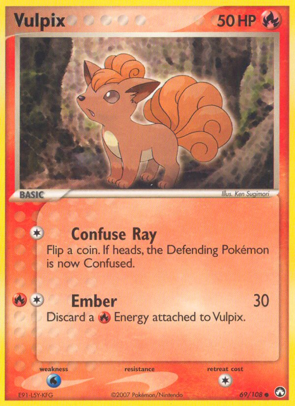 Vulpix (69/108) [EX: Power Keepers] | KingTCG.ca