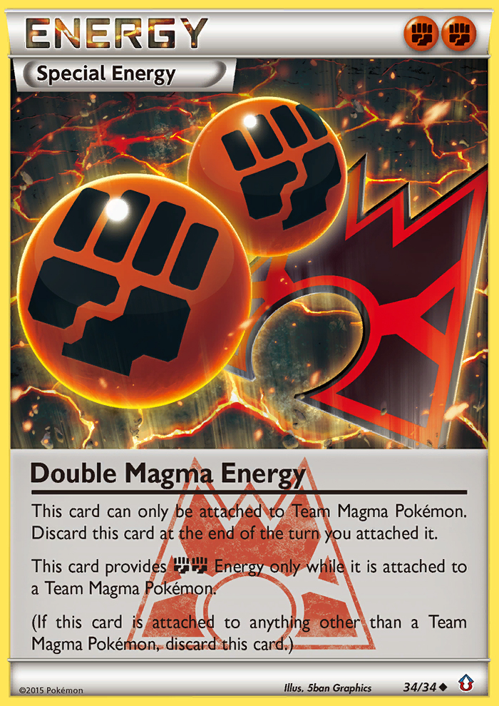 Double Magma Energy (34/34) [XY: Double Crisis] | KingTCG.ca