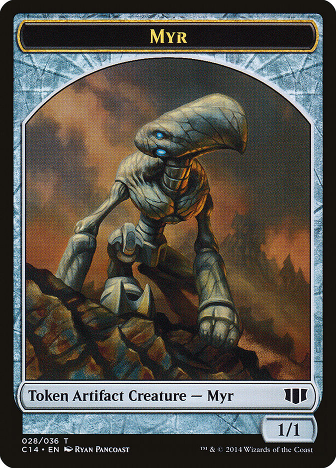 Myr // Pentavite Double-sided Token [Commander 2014 Tokens] | KingTCG.ca