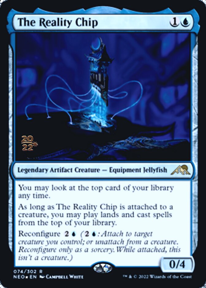 The Reality Chip [Kamigawa: Neon Dynasty Prerelease Promos] | KingTCG.ca