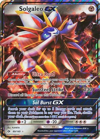 Solgaleo GX (89/149) (Jumbo Card) [Sun & Moon: Base Set] | KingTCG.ca