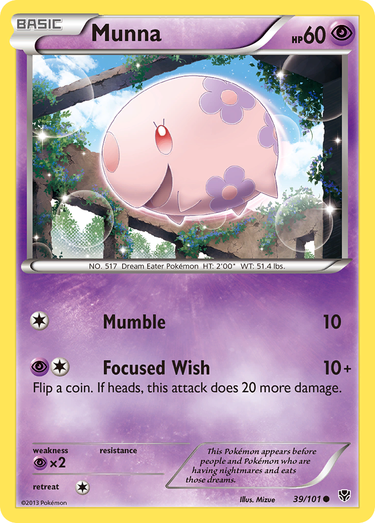 Munna (39/101) [Black & White: Plasma Blast] | KingTCG.ca