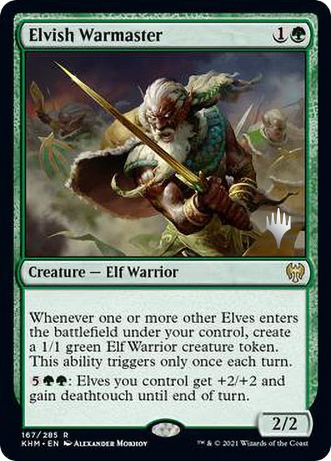 Elvish Warmaster [Kaldheim Promo Pack] | KingTCG.ca