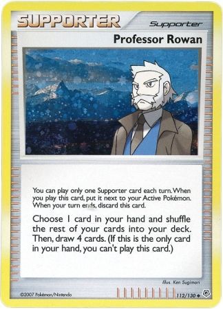 Professor Rowan (112/130) (Cosmos Holo) [Diamond & Pearl: Base Set] | KingTCG.ca