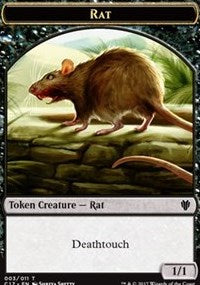 Rat (003) // Cat (001) Double-sided Token [Commander 2017 Tokens] | KingTCG.ca