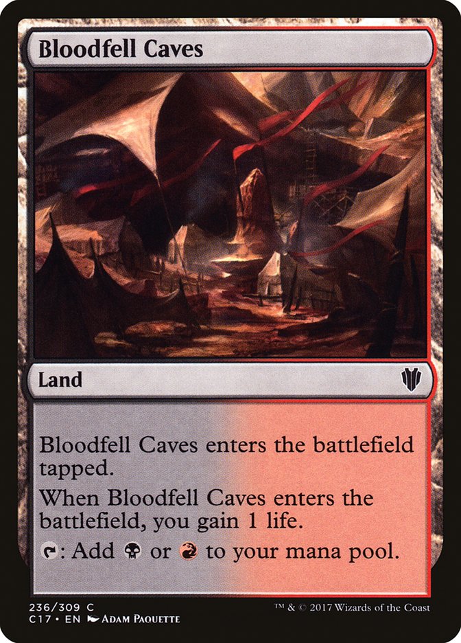 Bloodfell Caves [Commander 2017] | KingTCG.ca