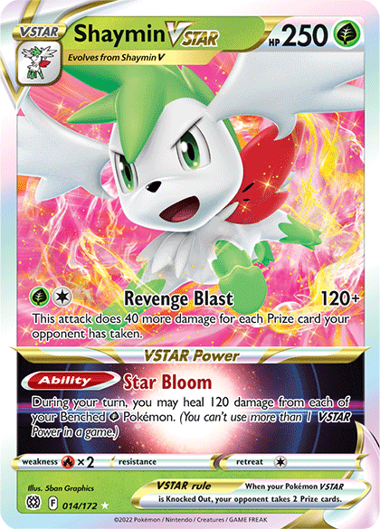 Shaymin VSTAR (014/172) [Sword & Shield: Brilliant Stars] | KingTCG.ca