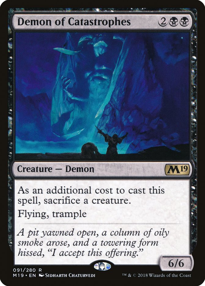 Demon of Catastrophes [Core Set 2019] | KingTCG.ca