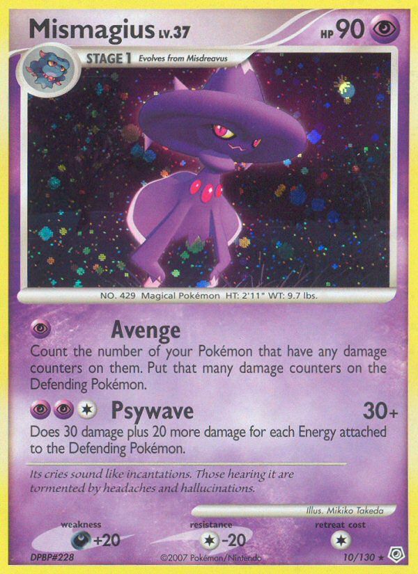 Mismagius (10/130) [Diamond & Pearl: Base Set] | KingTCG.ca