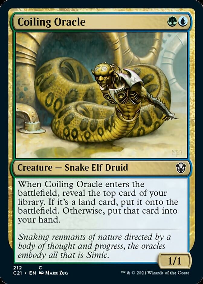 Coiling Oracle [Commander 2021] | KingTCG.ca