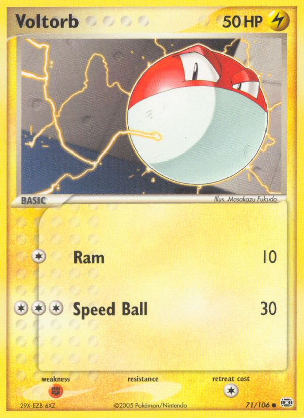 Voltorb (71/106) [EX: Emerald] | KingTCG.ca