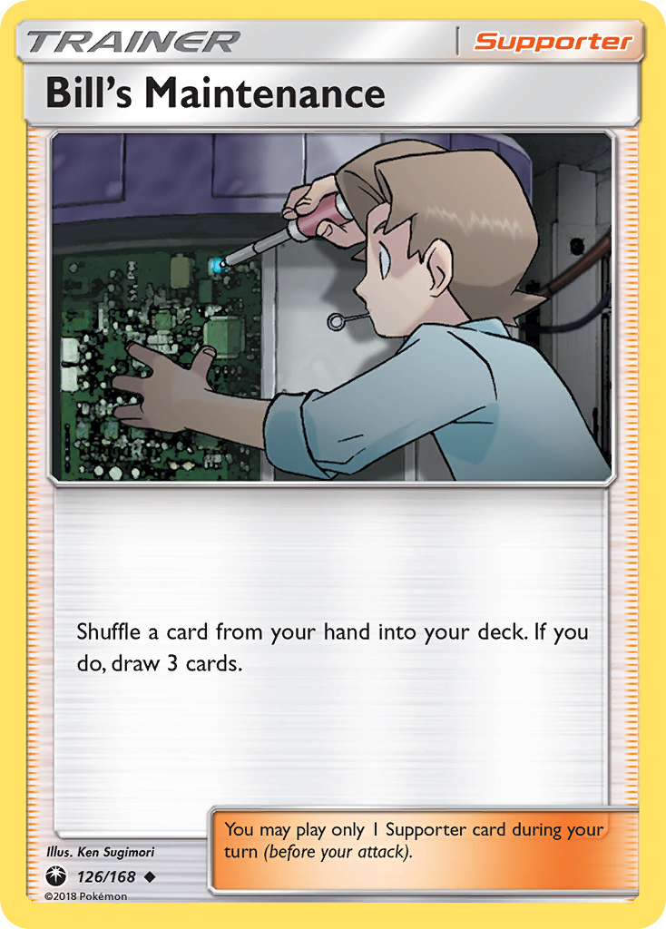 Bill's Maintenance (126/168) [Sun & Moon: Celestial Storm] | KingTCG.ca