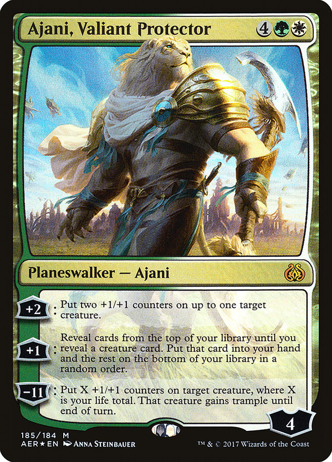 Ajani, Valiant Protector [Aether Revolt] | KingTCG.ca