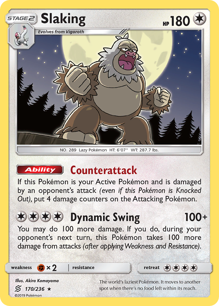 Slaking (170/236) [Sun & Moon: Unified Minds] | KingTCG.ca