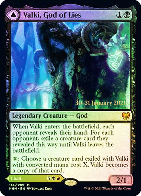 Valki, God of Lies // Tibalt, Cosmic Impostor  [Kaldheim Prerelease Promos] | KingTCG.ca