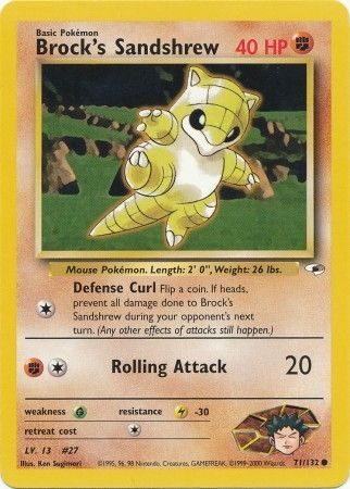 Brock's Sandshrew (71/132) [Gym Heroes] | KingTCG.ca