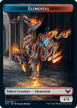 Elemental // Pest Token [Strixhaven: School of Mages Tokens] | KingTCG.ca