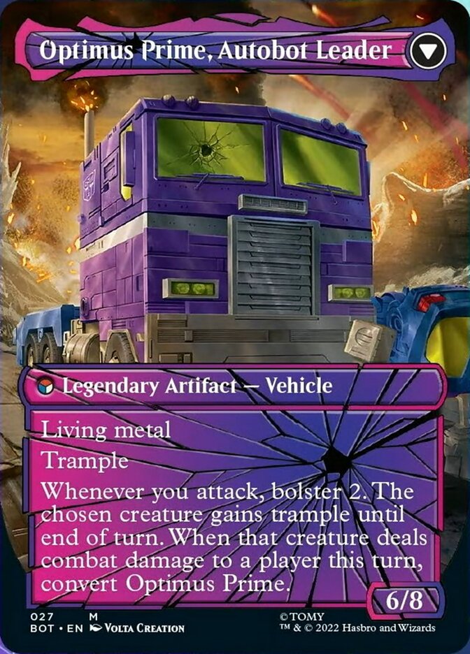 Optimus Prime, Hero // Optimus Prime, Autobot Leader (Shattered Glass) [Universes Beyond: Transformers] | KingTCG.ca