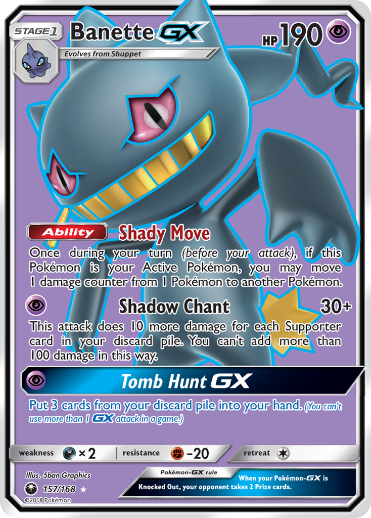 Banette GX (157/168) [Sun & Moon: Celestial Storm] | KingTCG.ca