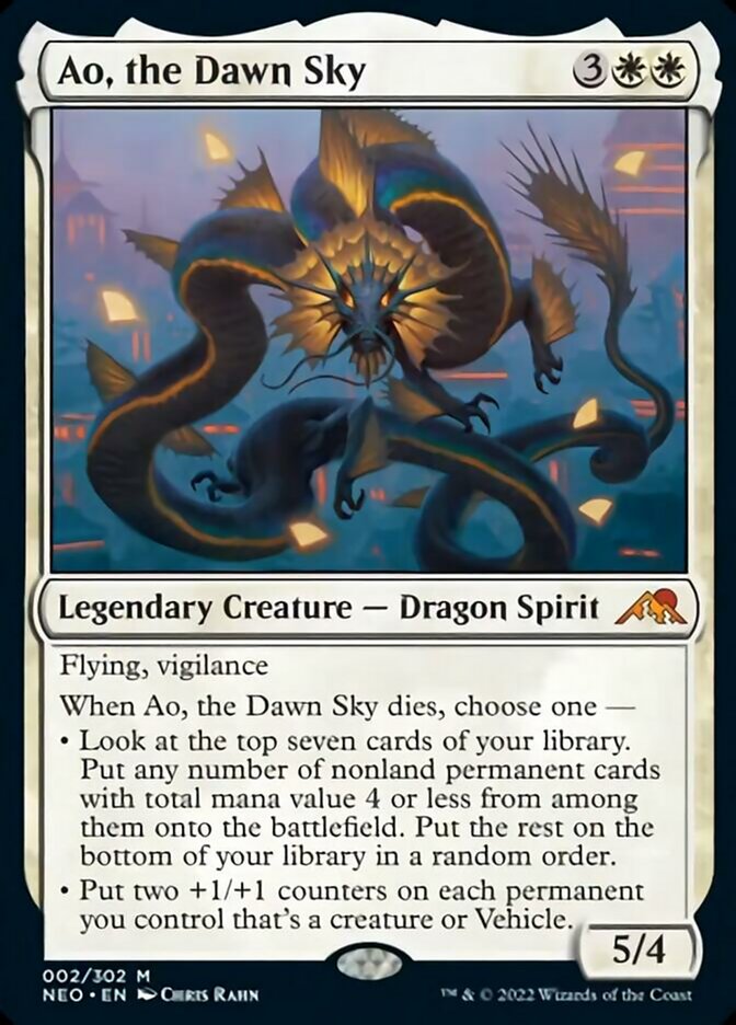 Ao, the Dawn Sky [Kamigawa: Neon Dynasty] | KingTCG.ca