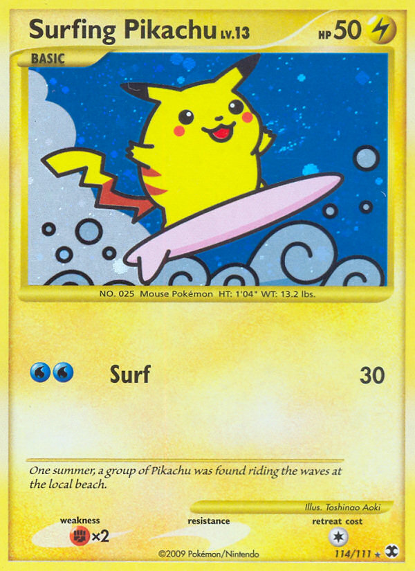 Surfing Pikachu (114/111) [Rising Rivals] | KingTCG.ca