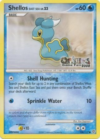 Shellos East Sea (Origins Game Fair 2008) (106/132) [Nintendo: Black Star Promos] | KingTCG.ca