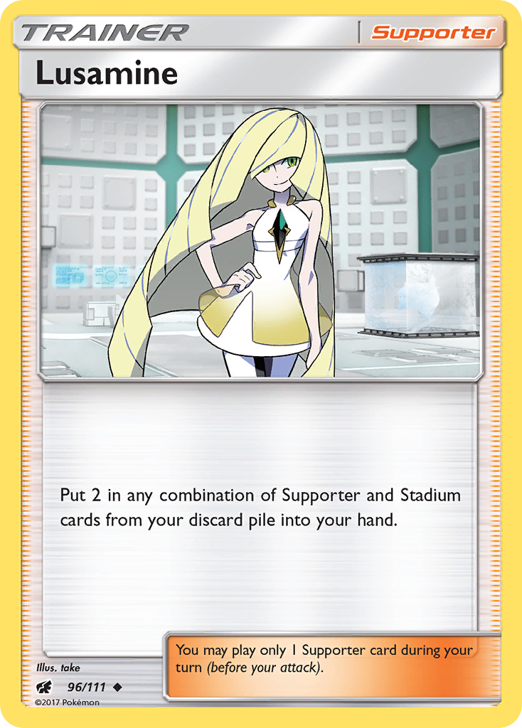 Lusamine (96/111) [Sun & Moon: Crimson Invasion] | KingTCG.ca