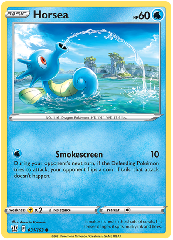 Horsea (031/163) [Sword & Shield: Battle Styles] | KingTCG.ca