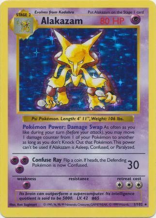 Alakazam (1/102) [Base Set (Shadowless)] | KingTCG.ca